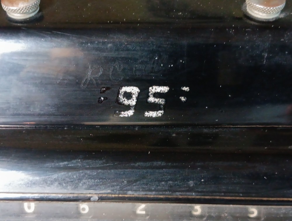 Vintage 1930s RC Allen 95 Calculator Adding Machine Nice Paint Read Description