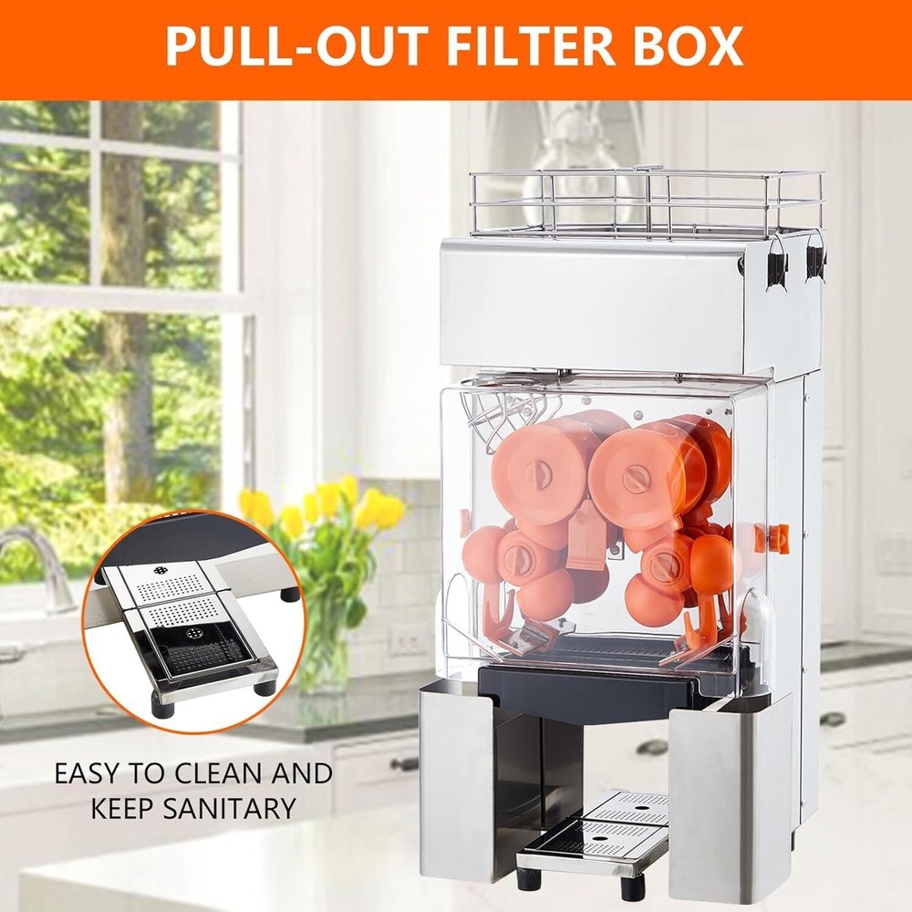 Commercial Automatic Orange Squeezer grapefruit Juicer Extractor Juice Machine