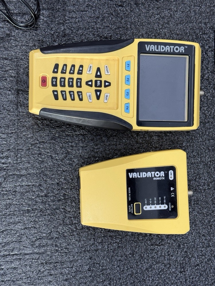 JDSU Validator NT900 and Validator Remote NT93 Network LAN Ethernet Cable Tester