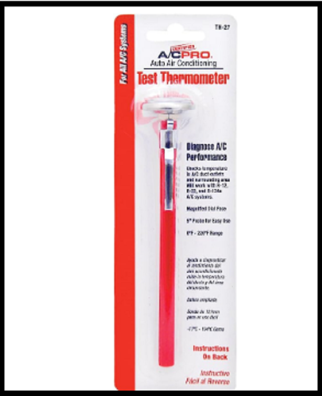 Test Thermometer Auto Air Conditioning Test Thermometer For Car Ac