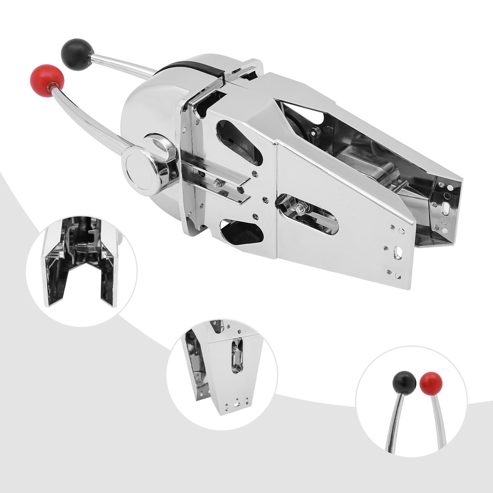 ModernMarine Boat Twin Lever Dual Engine Shift Throttle Top-Mount Engine Control