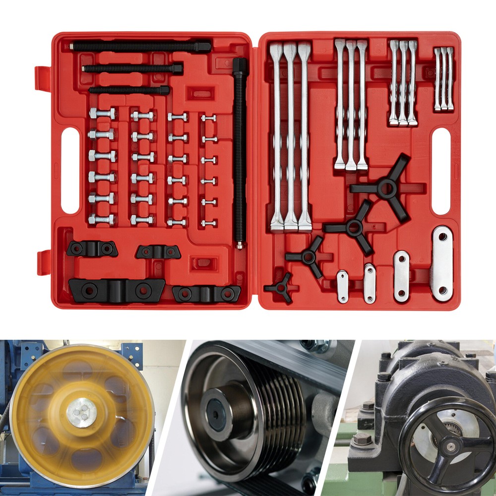 Bearing Disassembly Puller Inner Hole Puller Removal Tool Box 2/3-Jaw Puller Set