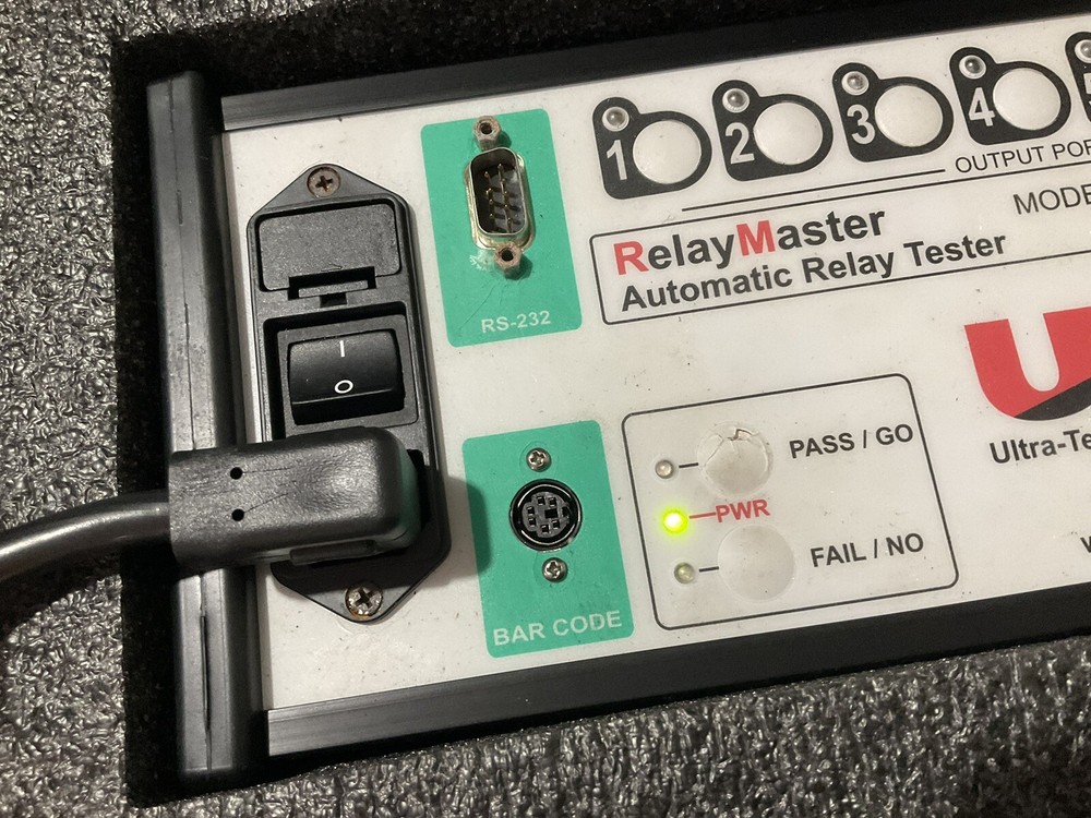 UTE Relay Master Automatic Relay Tester 15530-01 DC TEST NODE
