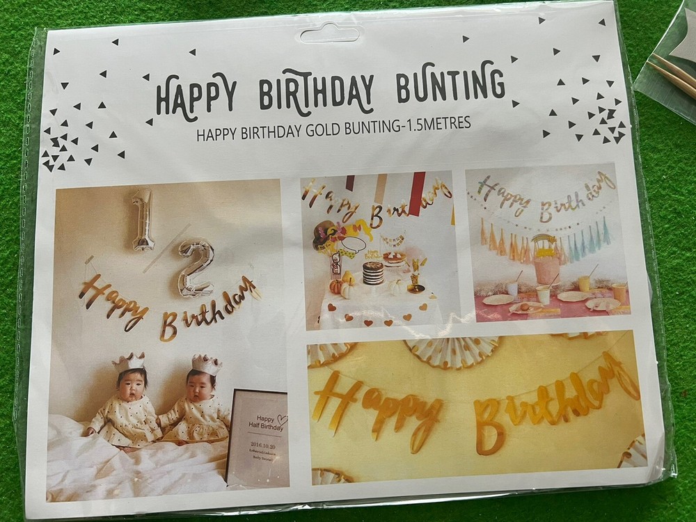 Happy Birthday Bunting