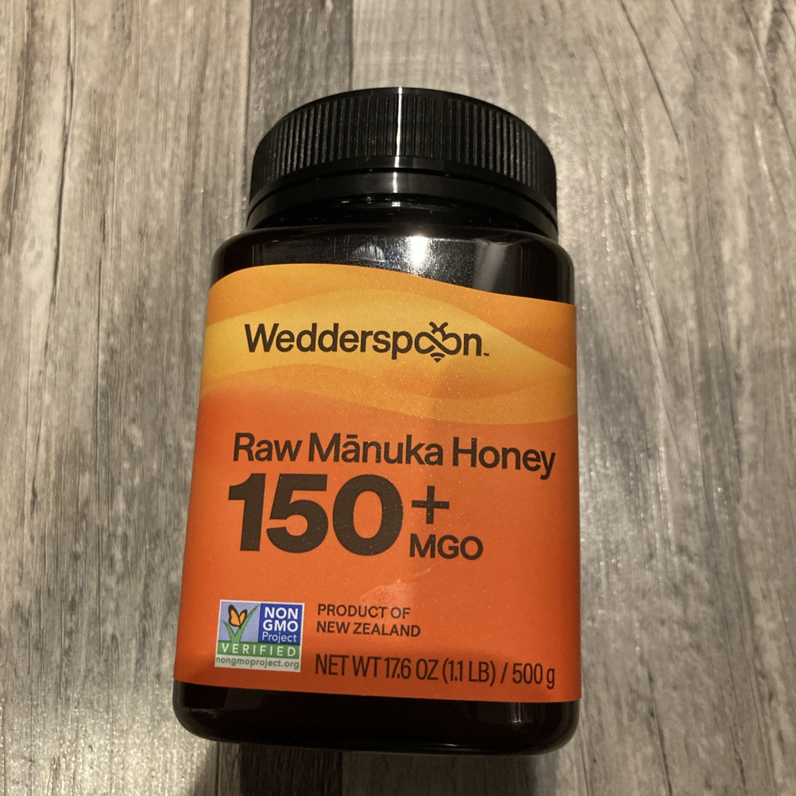 MANUKA HONEY WEDDERSPOON NEW ZEALAND RAW KFACTOR 16+ 17.6 oz 500 g 1.1 Lb Kosher