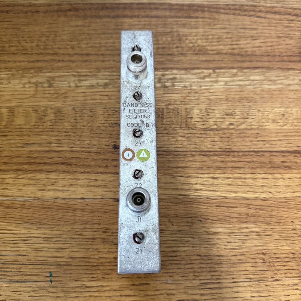 Band pass Filter SD-13058 Code B. Used Untested Bandpass