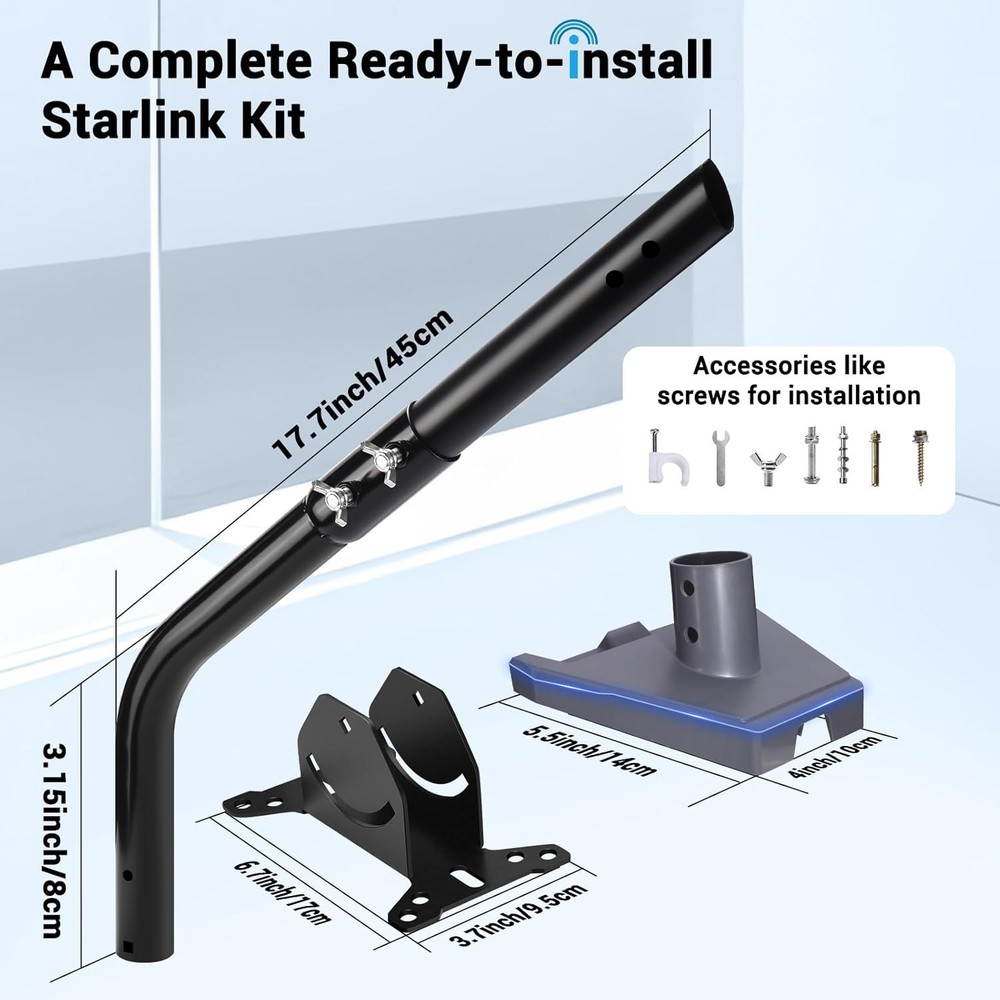 Reliable Starlink Internet Connection - Mounting kit