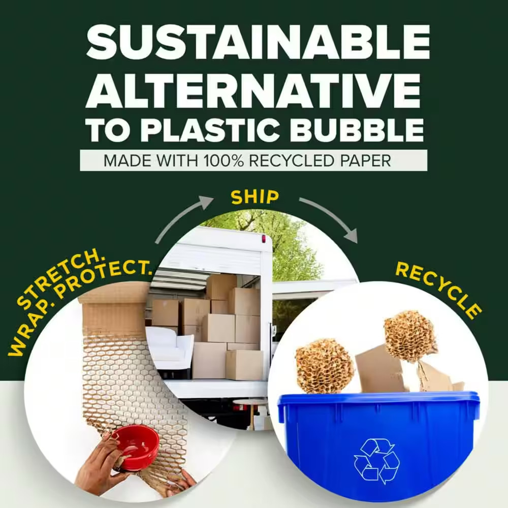 12 In. X 30 Ft. Cushion Lock Protective Packing Wrap