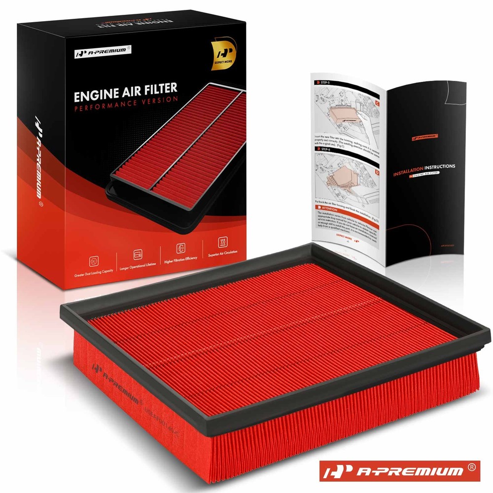 A-Premium High Performance Engine Air Filter for Chevry Impala 2009-2011 Buick
