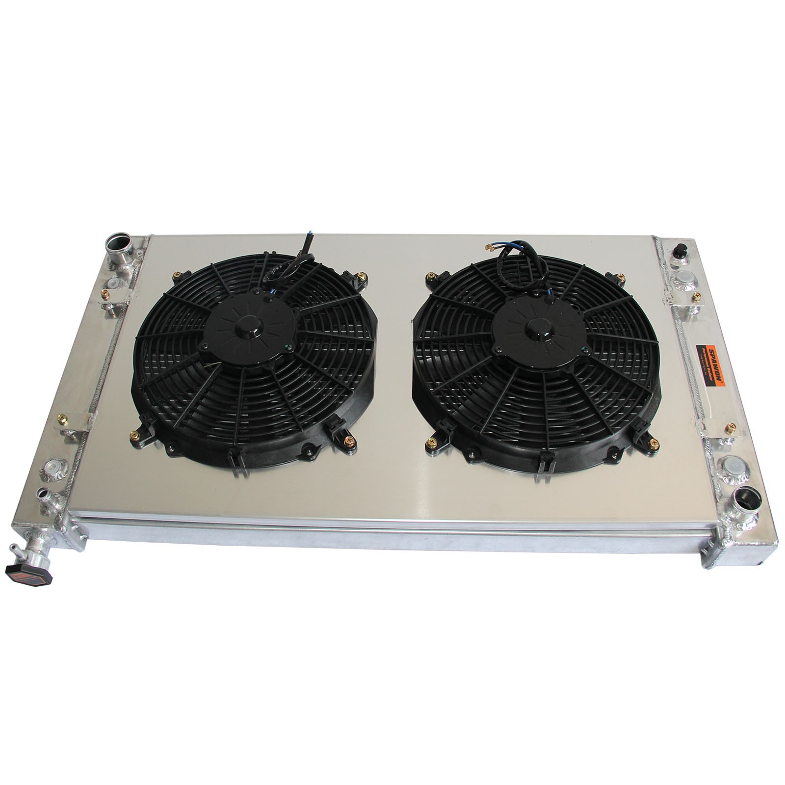 AT SPAWON For Chevrolet GMC Series Suburban 1988-1997 3Row Radiator + Fan Shroud