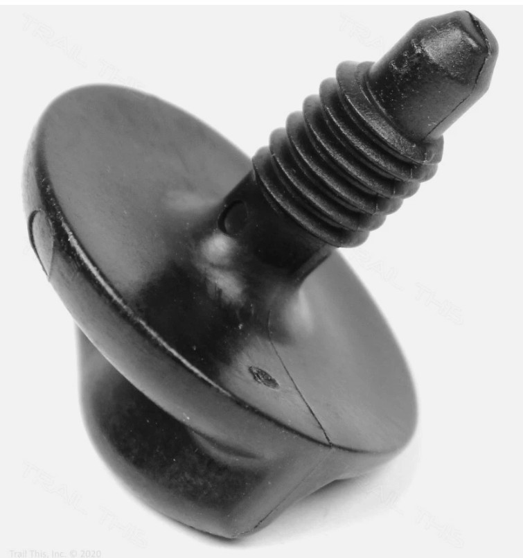 3-Pack Saris Bones Bicycle Rack Replacement Knobs with Nuts 3-Knobs + 3-Nuts