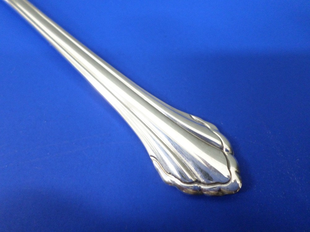 4 - Oneida Community SILVER CLARETTE Glossy Silverplate Flatware 6" TEASPOONS