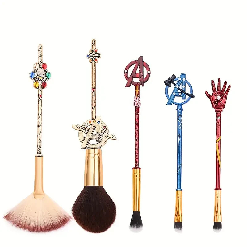Avengers themed makeup brushes (5 pcs)