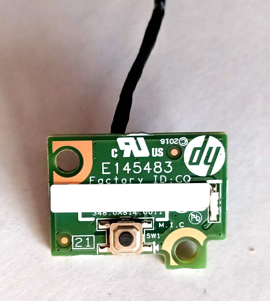 L24320-001 HP Pavilion 595 Power Button Board + Cable 4 Pin E145483 USA Seller