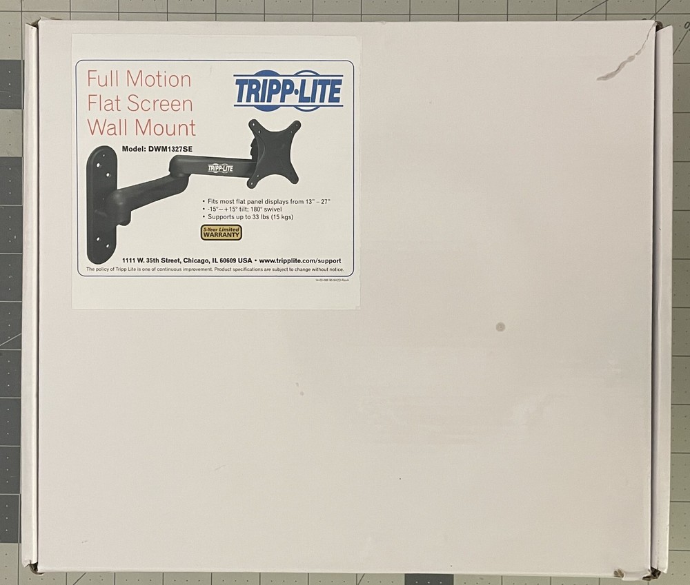 Tripp-Lite DWM1327SE Full Motion Flat Screen Wall Mount