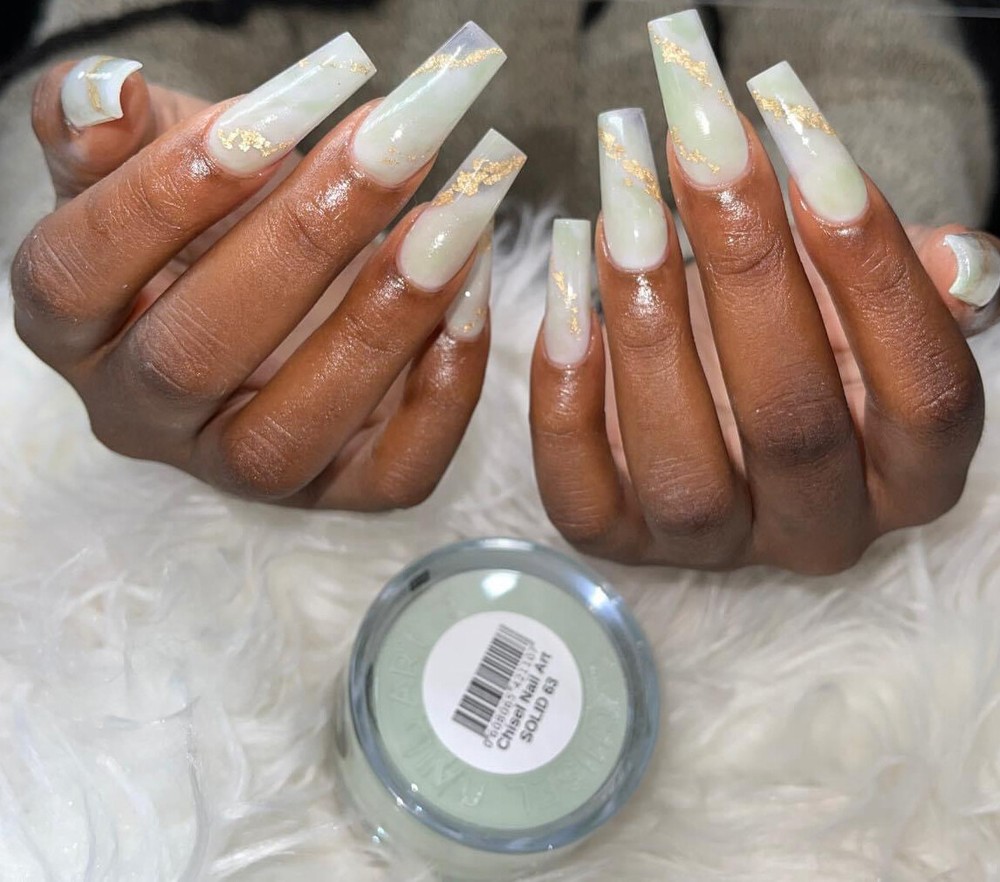 Chisel Nail Art 2 in 1 Acrylic & Dipping Powder 2 Oz - Solid 63