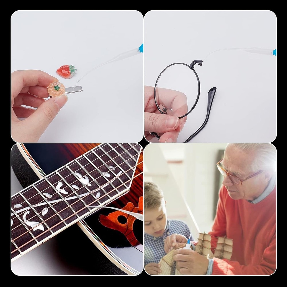 Slim and Durable Glue Micro-Tips: 100pcs for Precise Application in Tight Spaces