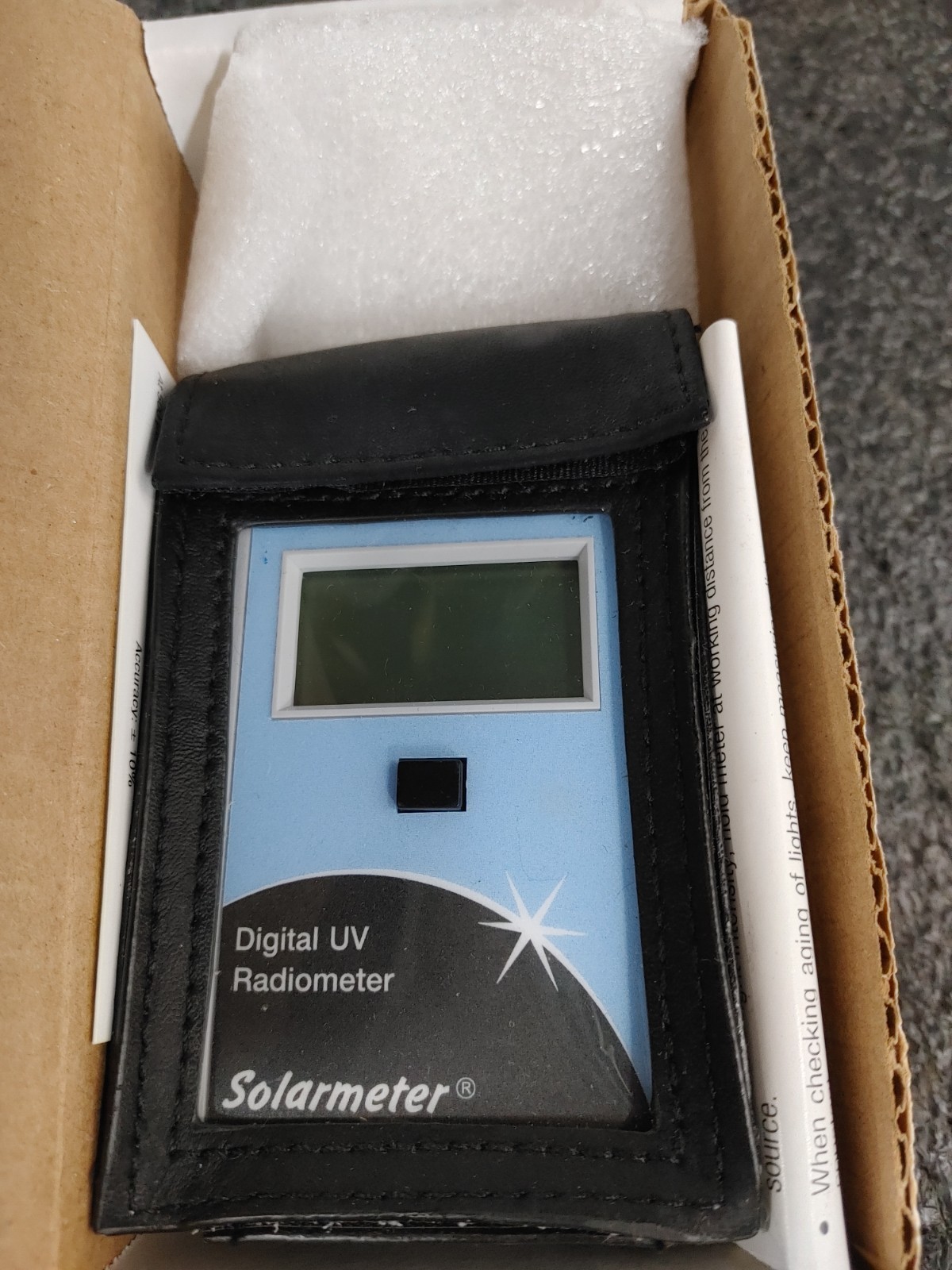 SOLARMETER Model 8.0 UVC Digital UV Ultraviolet Compact Handheld Radiometer