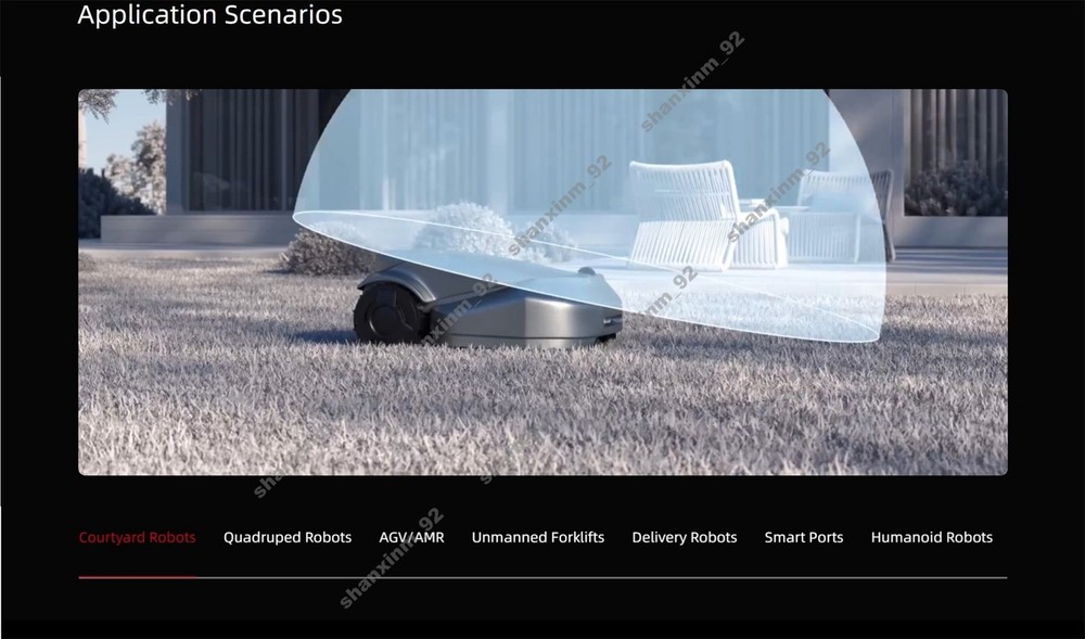 Airy LiDAR, 360° Hemispherical Digital LiDAR, Robot Sensor
