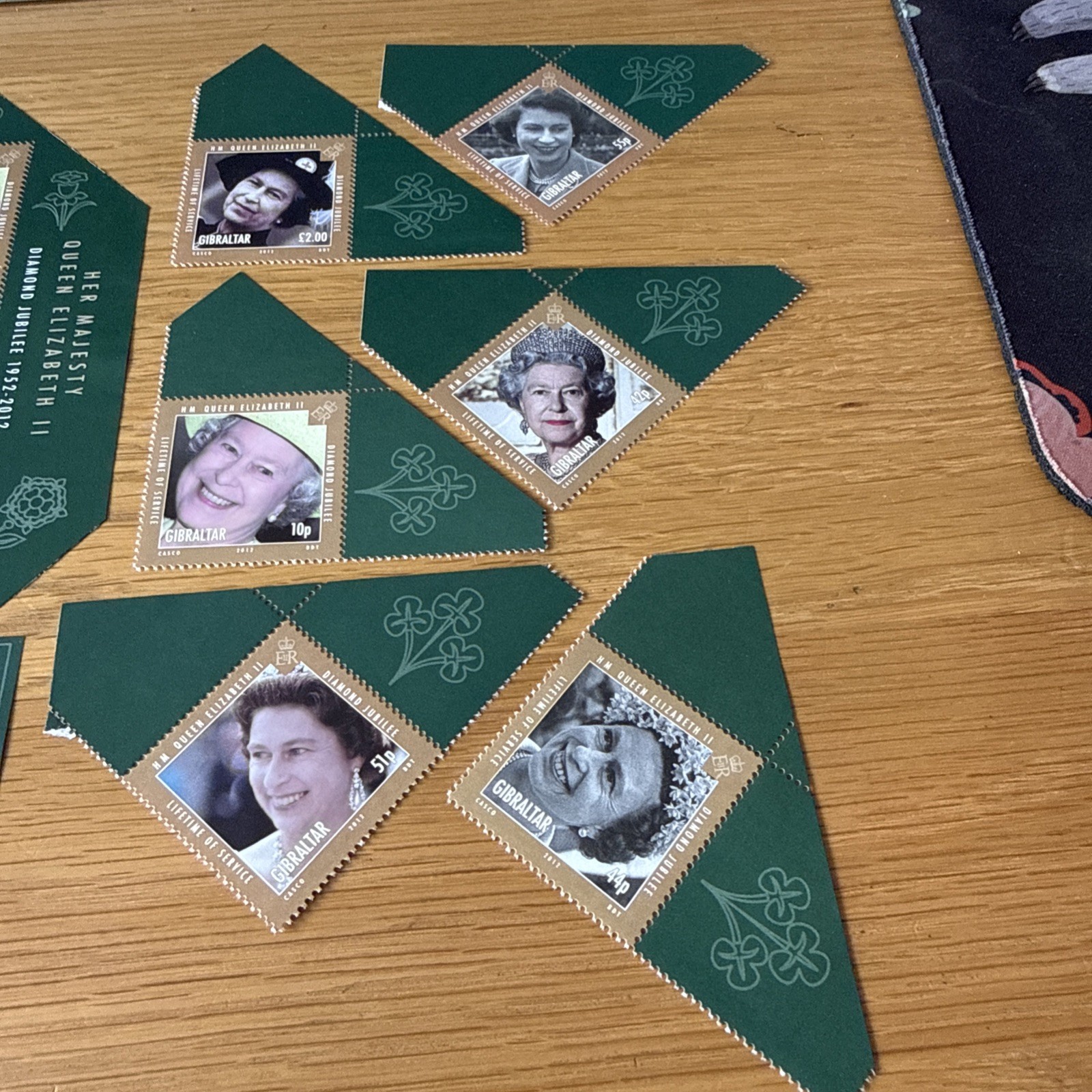 Gibraltar 2012 DIAMOND JUBILEE collection (1ST ISSUE) MNH