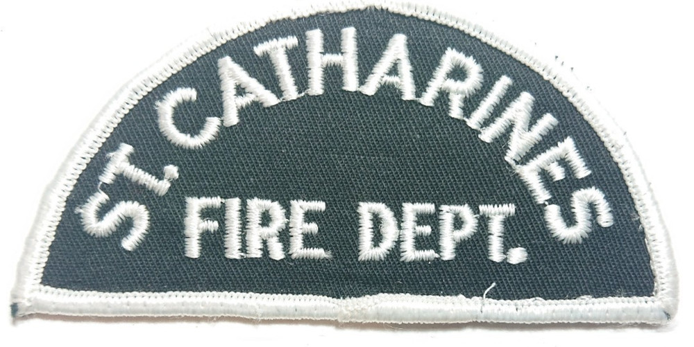 St. Catherines Fire Department Patch Badge Crest