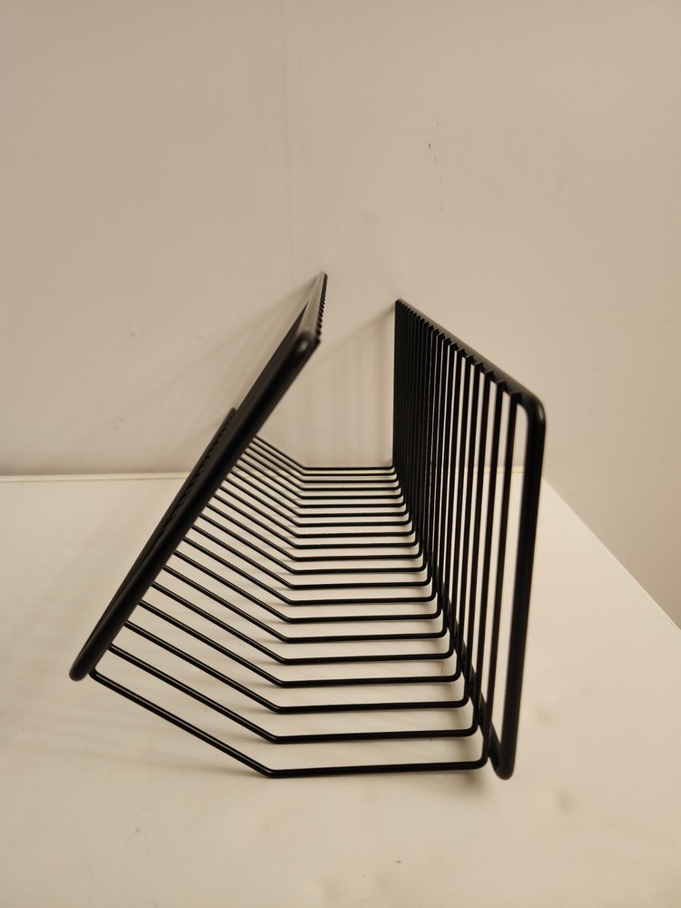 Wire 20 CD Compact Discs. Disk Holder Black