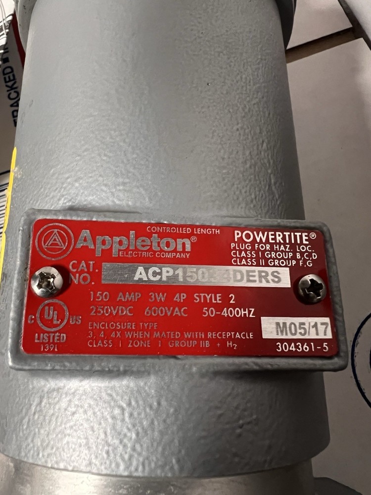 ACP15034DERS Appleton Plug