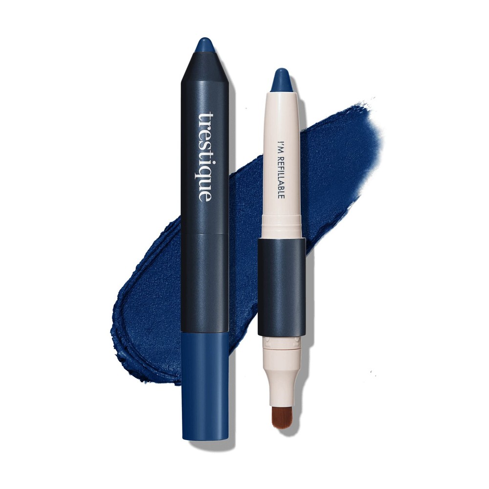 Shadow Crayon, Refillable Eyeshadow Crayon With Built-In Blending Brush, Sust...