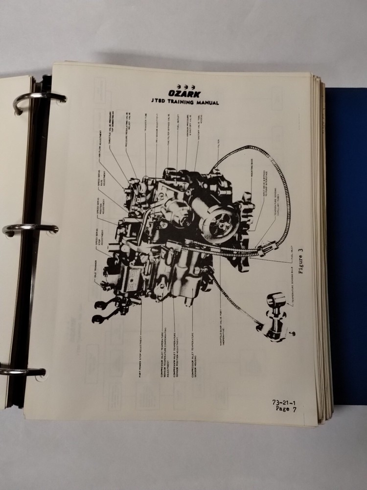Douglas DC-9 JT8D Maintenance Training Manual for Technicians