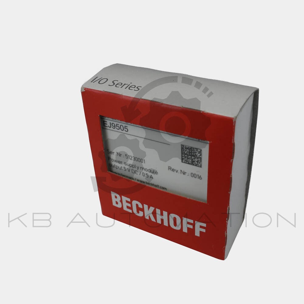 Beckhoff Automation EJ9505 EtherCAT plug-in module, power supply, 5VDC, 0.5A