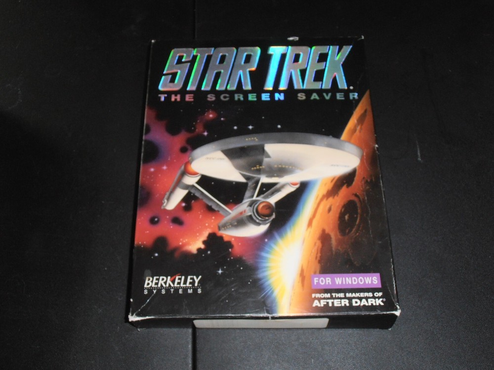 Star Trek the Screen saver (PC, 1992) Complete