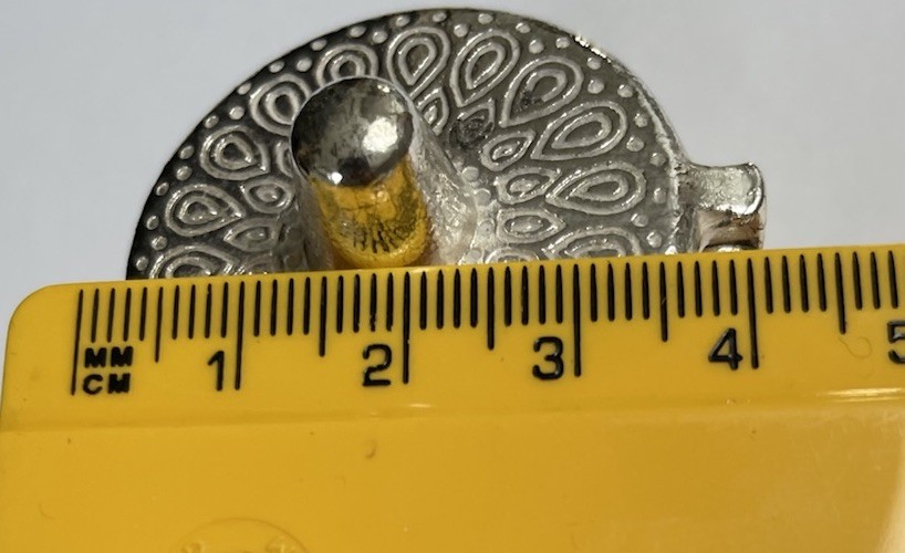 ANTIQUE SILVER PLATED SNUFF PILL BOX