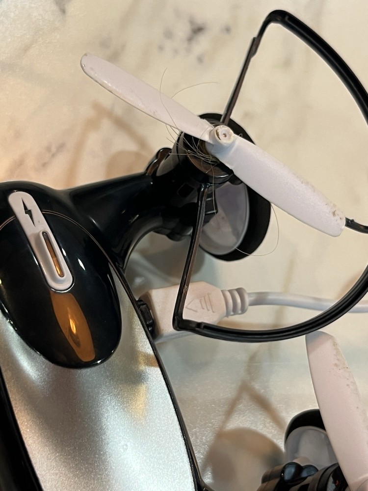 SHARPER IMAGE FLY + DRIVE 7" DRONE RECHARGEABLE DUAL FUNCTION 2.4GHZ *needs Work