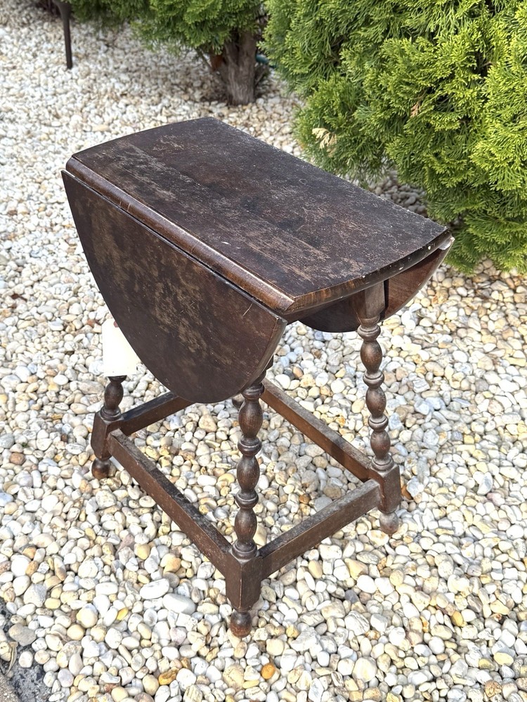 Antique drop leaf Solid Wood coffee table