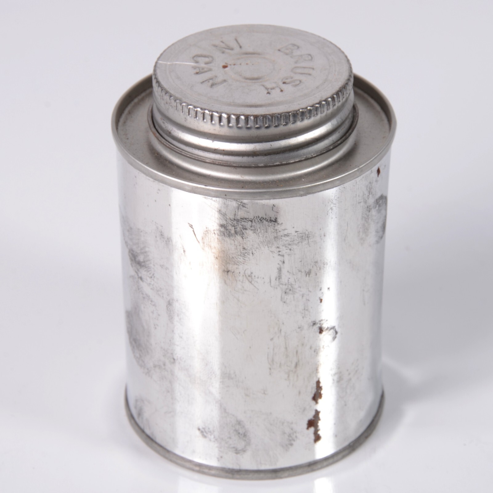 Vestil 8oz Tin Bottle with Brush Lid BTL-MTB-8 (Rusty) (Multiple Quantities)