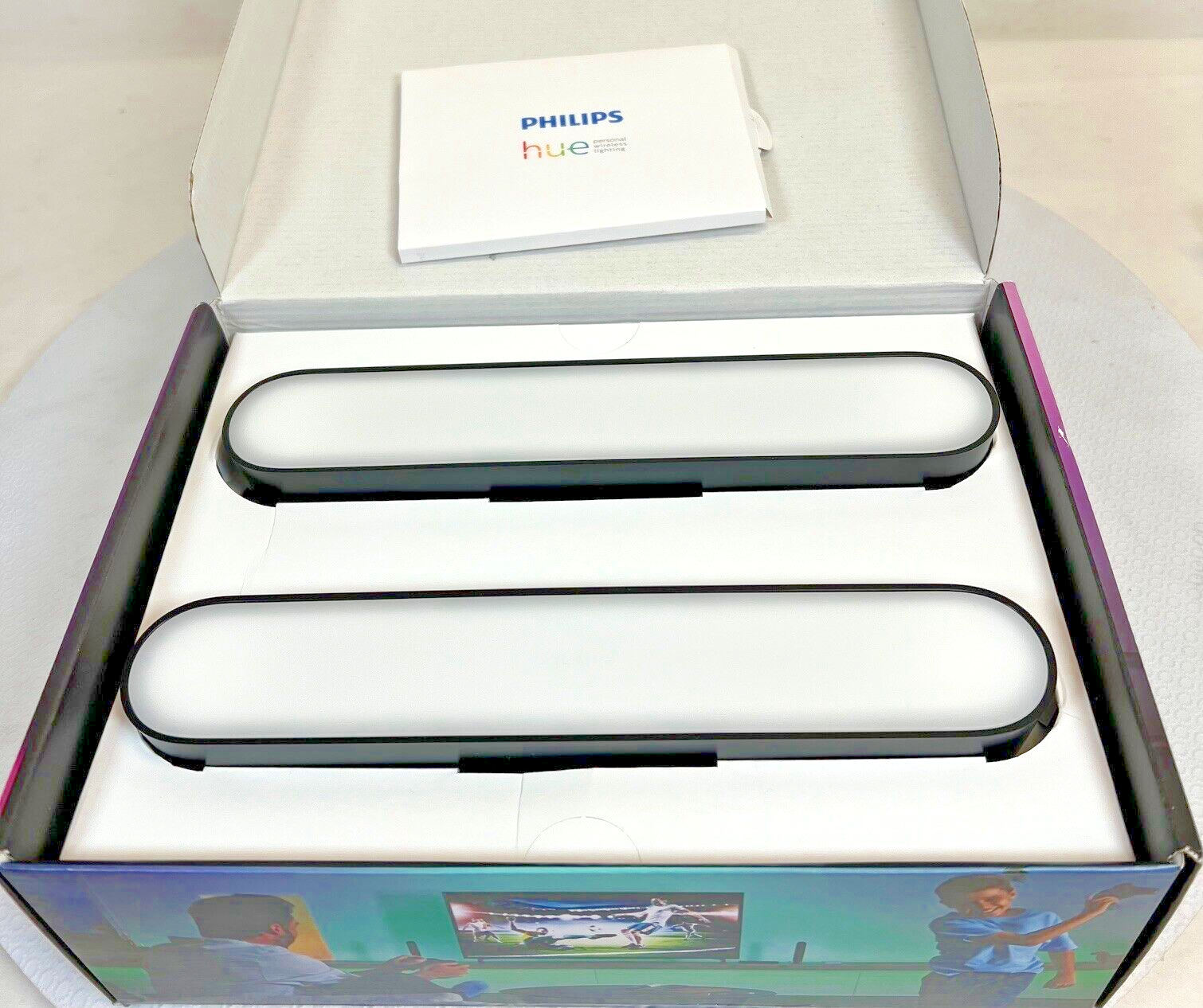 Philips Hue Play White & Color Ambiance LED Light - Black (2-Pack)