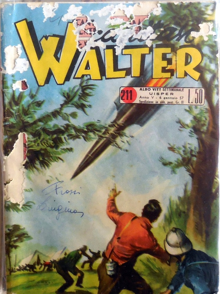 CAPTAIN WALTER N.211 YEAR V 1957 COMIC BOOKLET