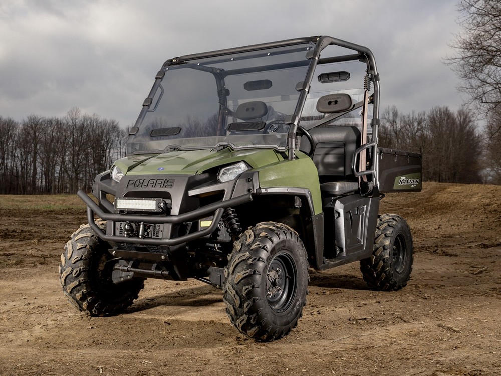 SuperATV Scratch Resistant Vented Full Windshield Polaris Ranger Full 570-Dark