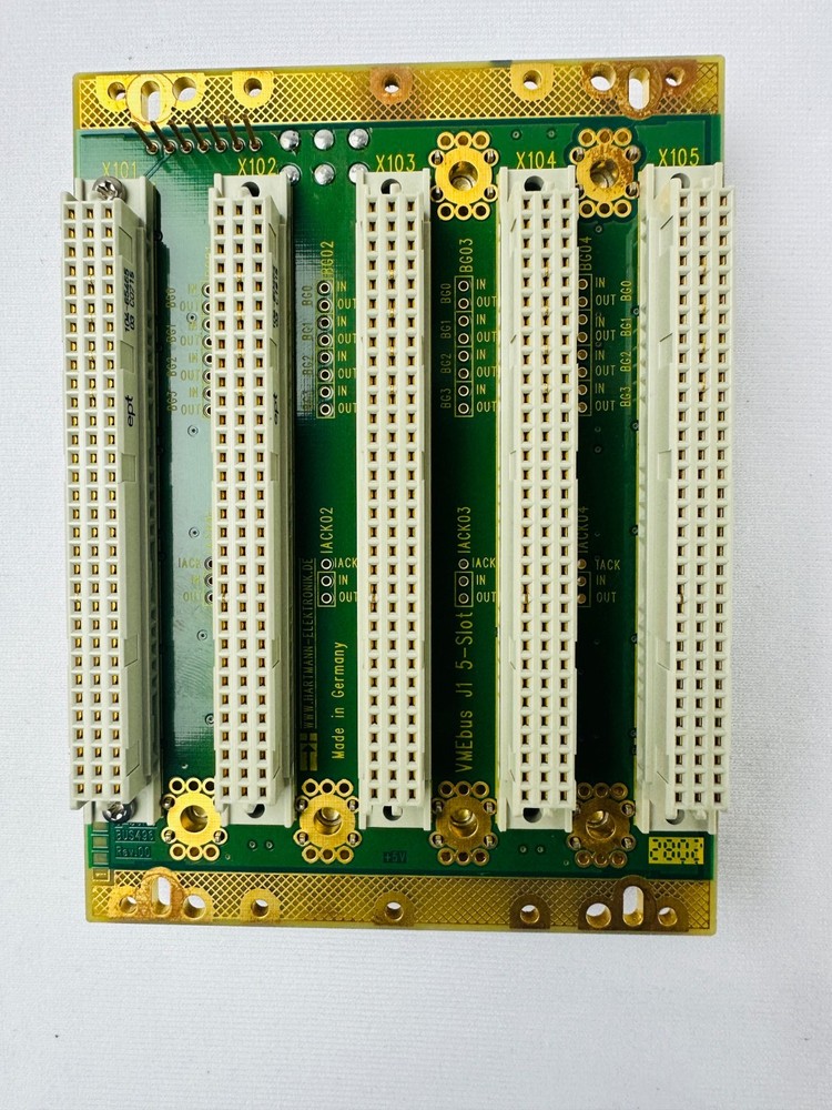 Hartmann Elektronik VMEbus J1 5-Slot B129405P7D Backplane
