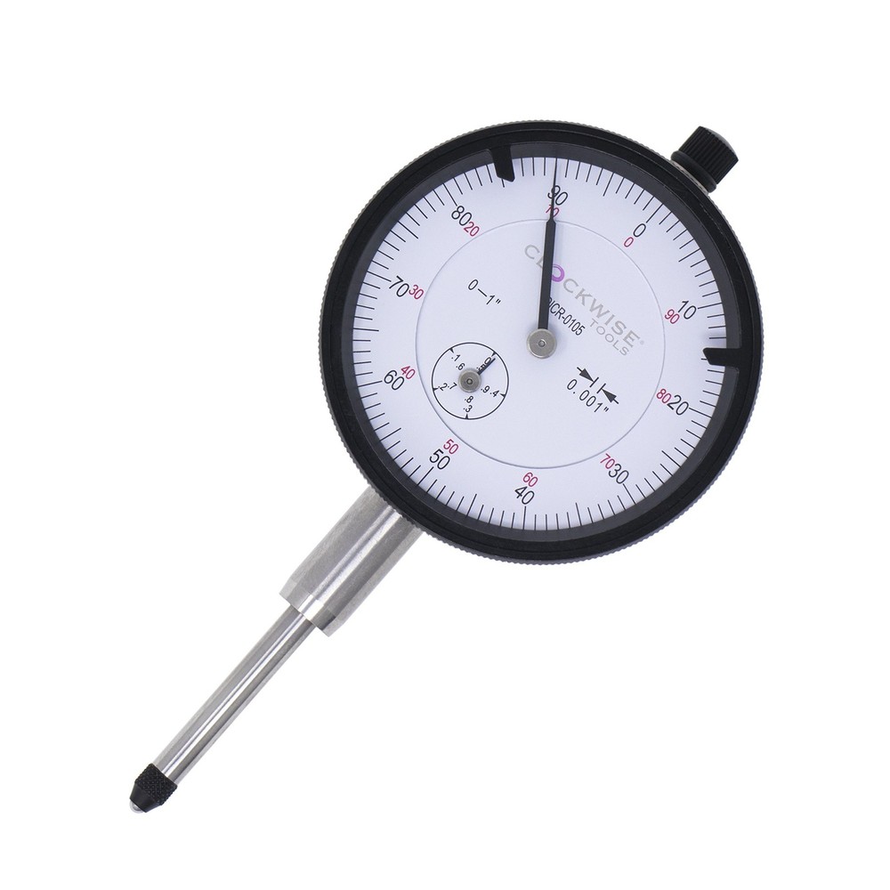 Clockwise Tools Dial Indicator with Magnetic Base Holder Stand, DIMR-0105...