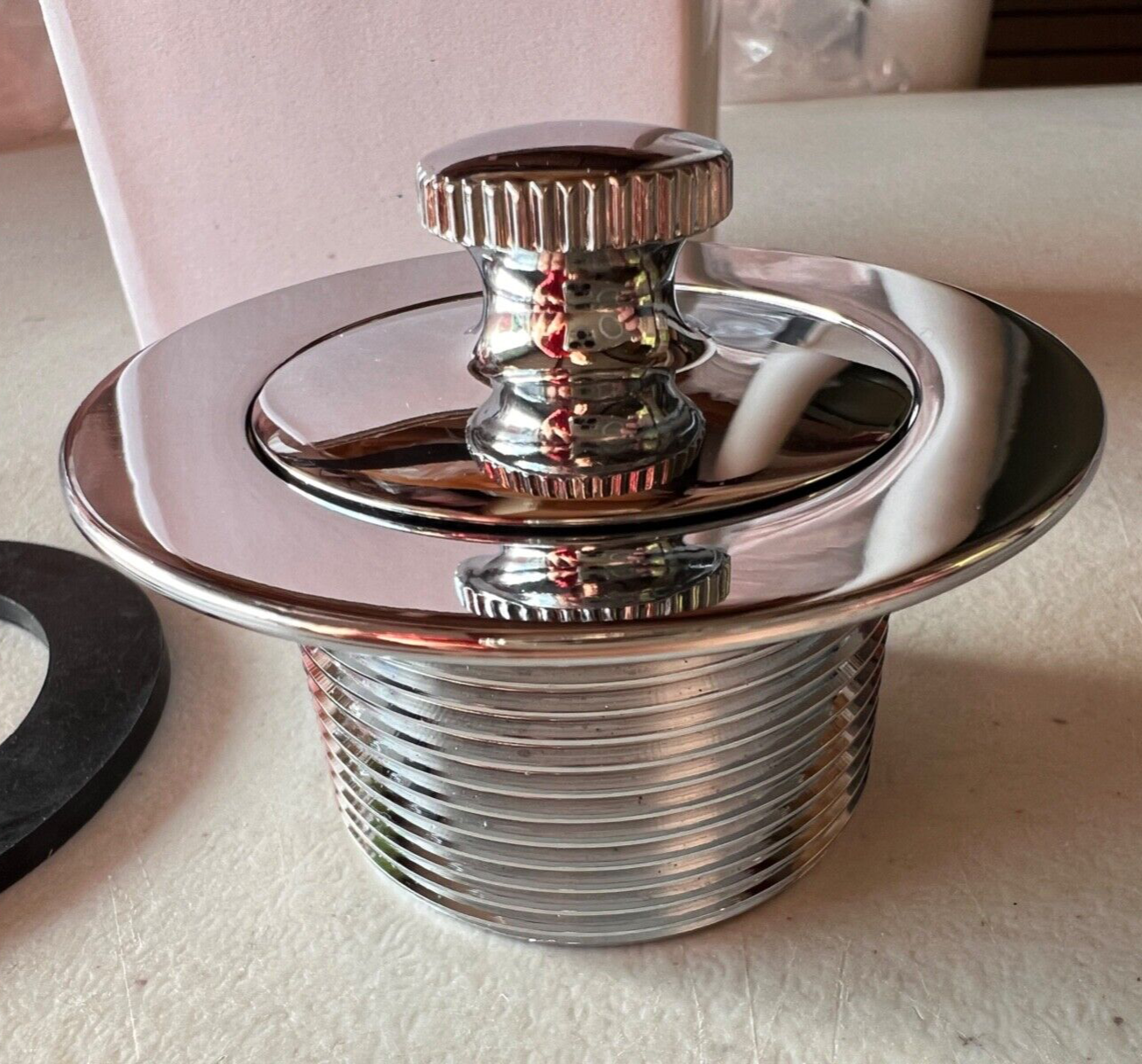 Lift & Turn Tub Bathtub Drain Stop Assembly POLISHED CHROME 1-7/8" OD 1-1/2" ID