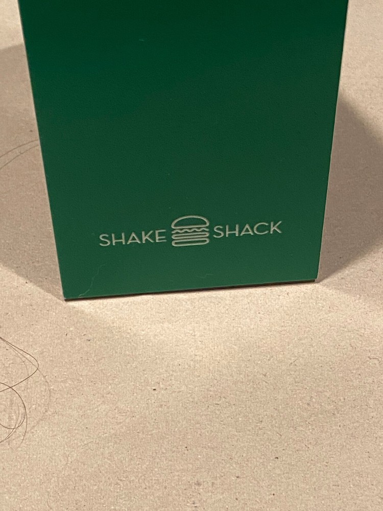 Shake Shack #16 Plastic Green Table Tent *Pre Owned* ddd1