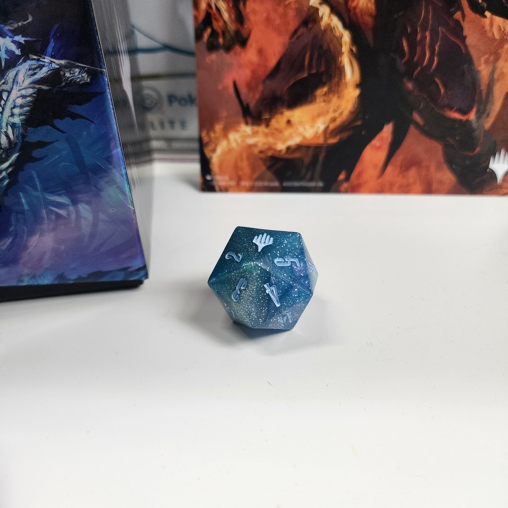 MTG Final Fantasy Gift Bundle - DICE Basic Lands & Poster Included - NO PACKS