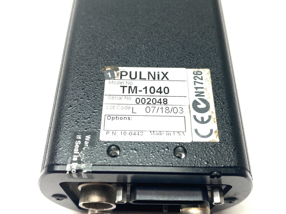 Pulnix TM-1040 Progressive Scan High Resolution Digital CCD Camera 10-0443