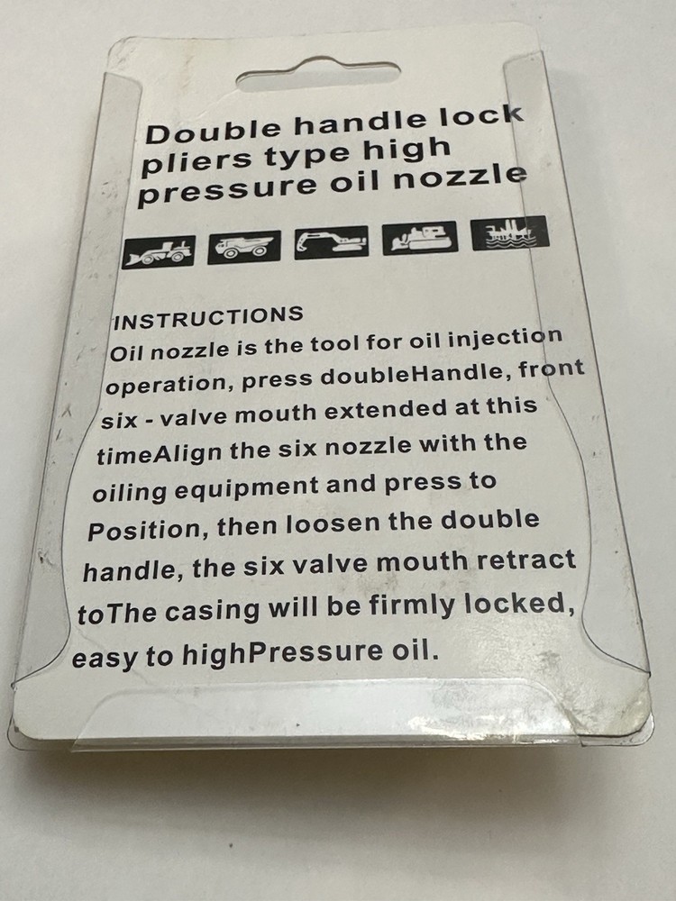 1 Piece Double Handle Grease Gun Coupler 10000PSI MAXI