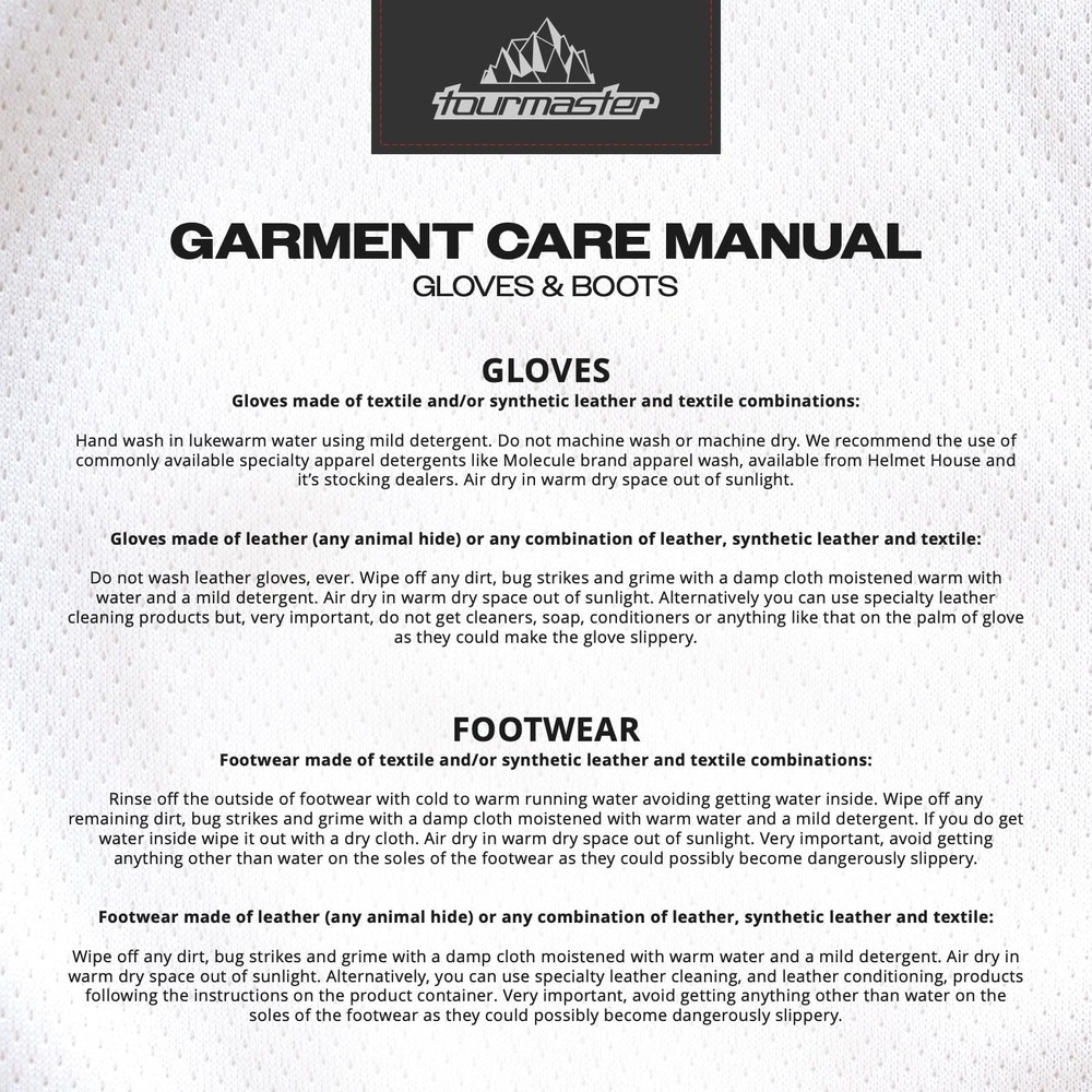 Tourmaster Men's Trailbreak Motorcycle Gloves