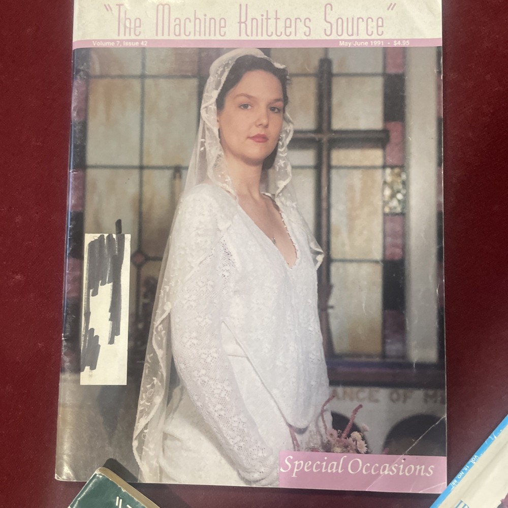 5 Knitting Machine Knit Magazines 1990 -2003 #1