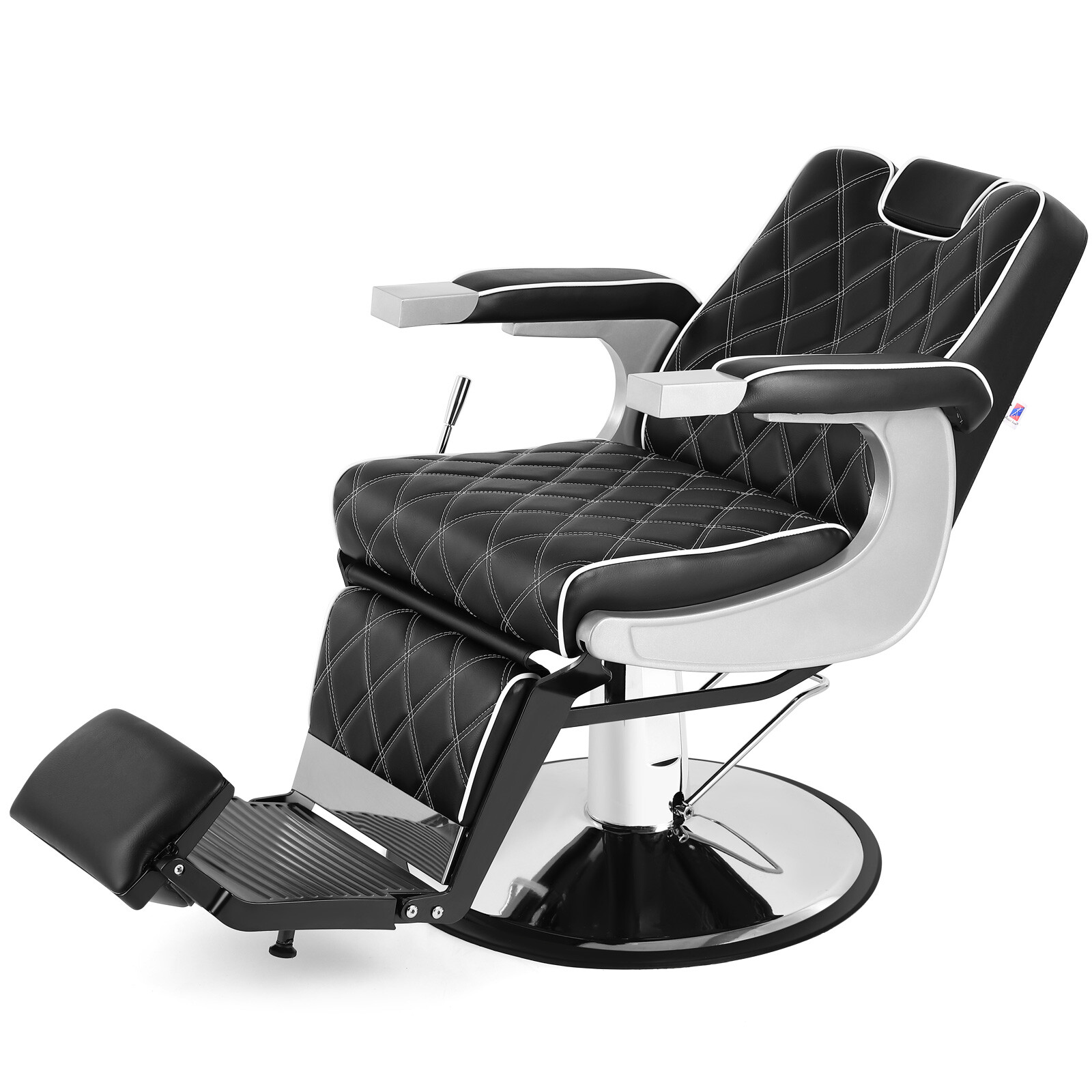 All Purpose Black Hydraulic Heavy Duty Barber Chair Recline Salon Beauty Styling