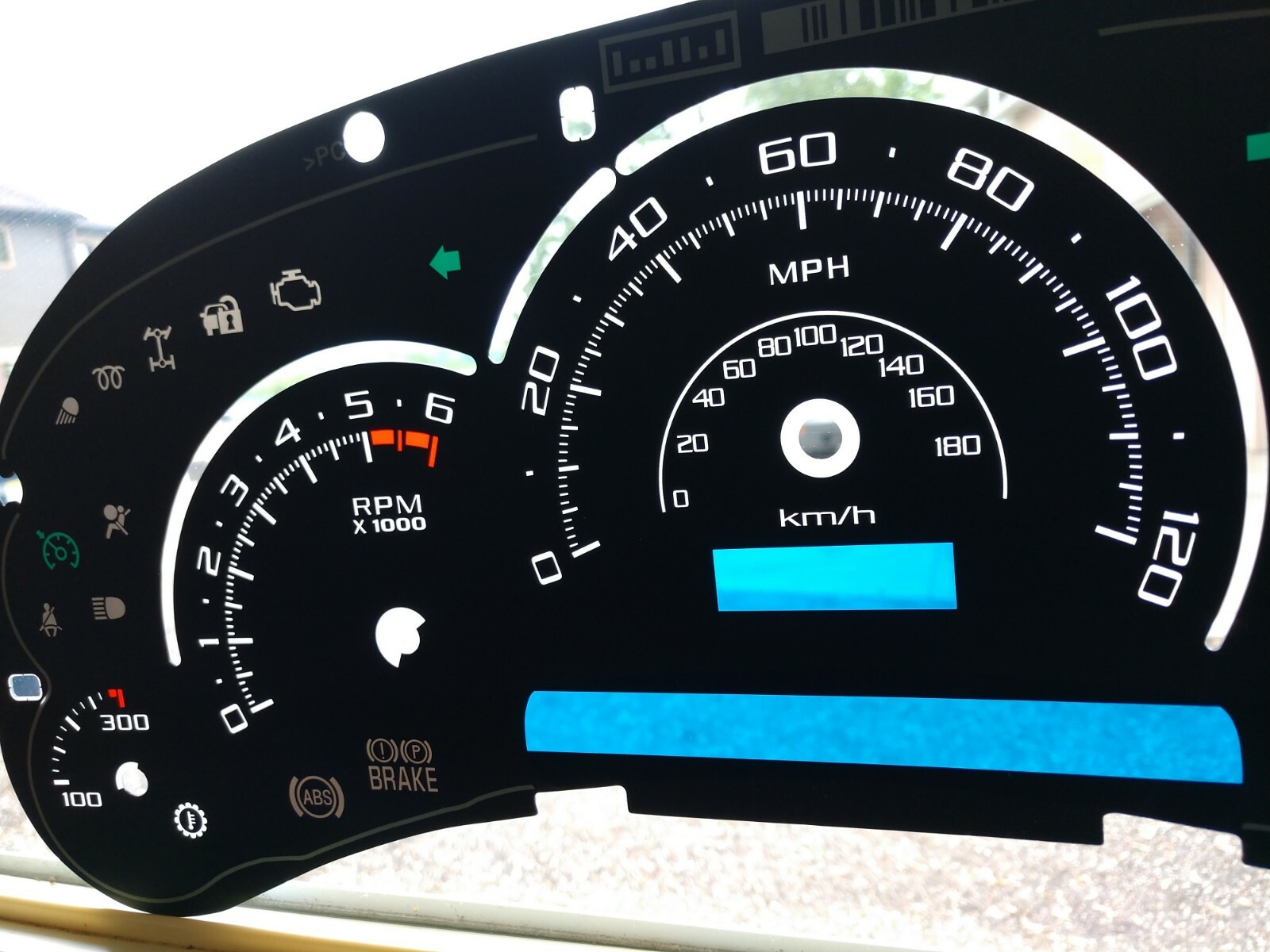 LED Edition Cadillac Escalade Gauge Face Silverado Tahoe Sierra 2003 04 05 New