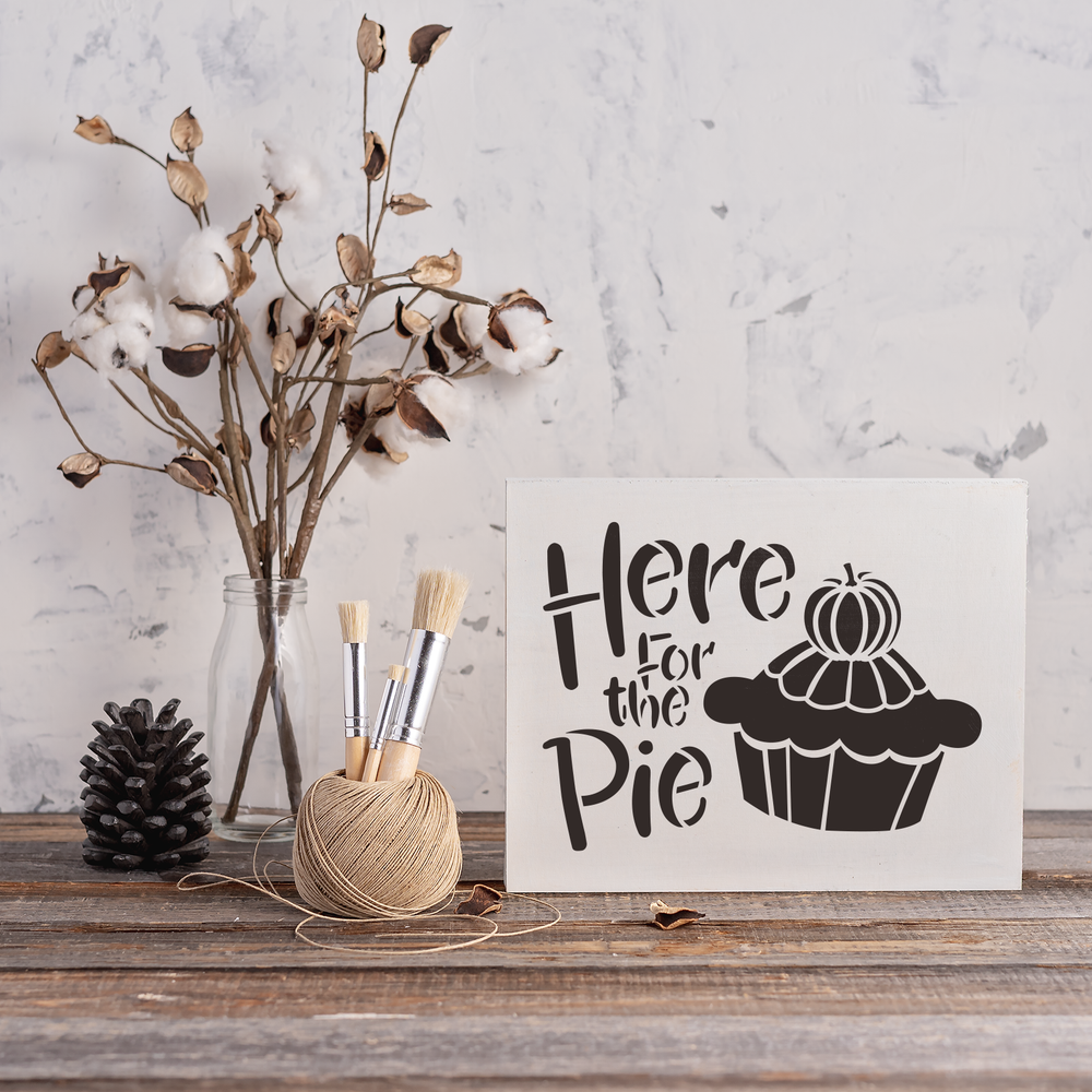 Here for The Pie Stencil - Durable & Reusable Mylar Stencils